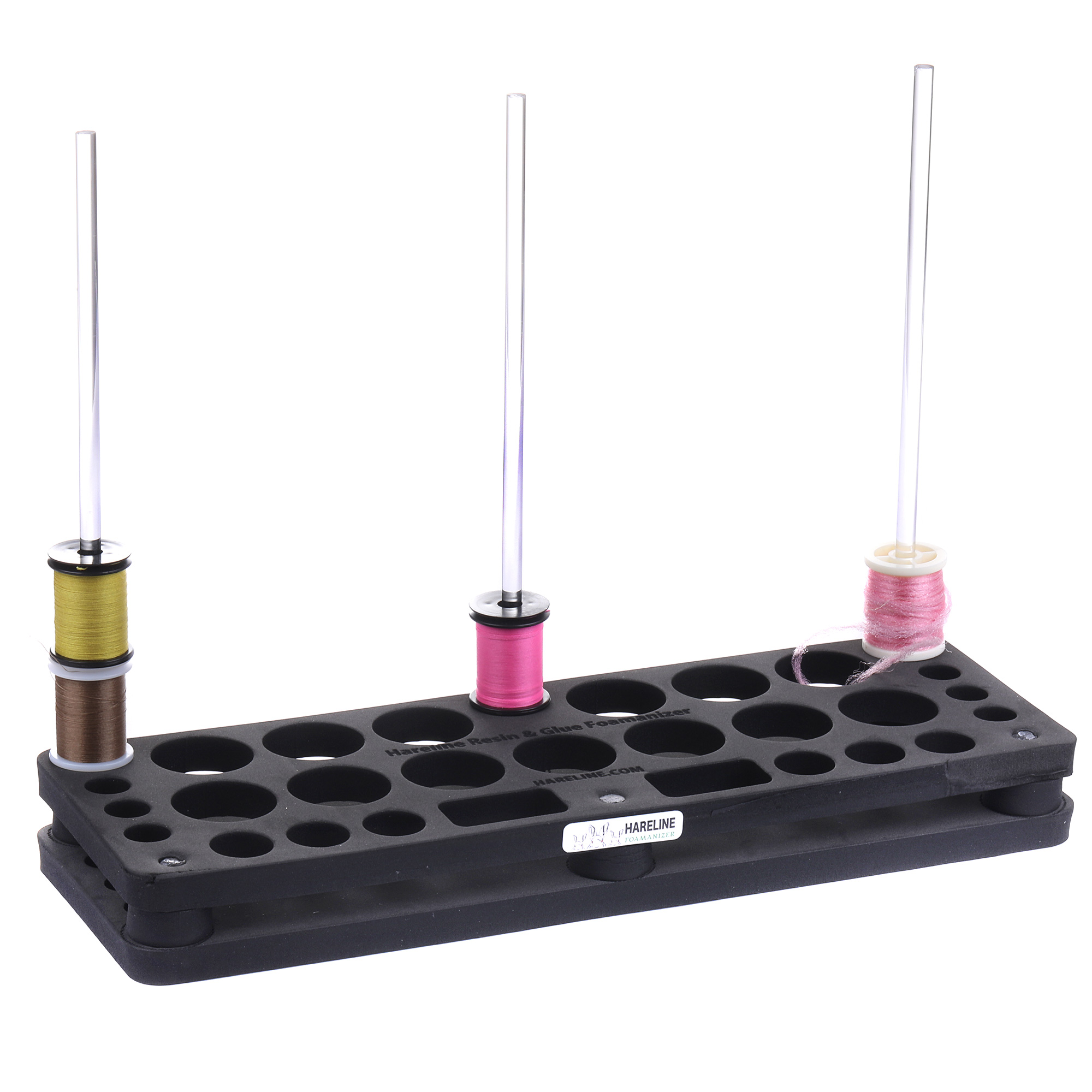 Hareline Resin Glue Foamaniser Module 12" - Storage station for the tying table