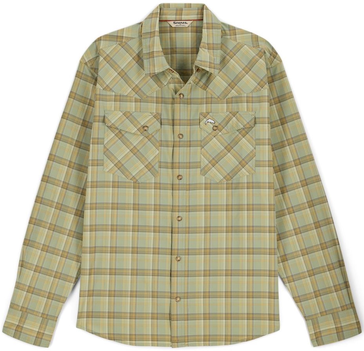 Simms Brackett Shirt Pale Pine