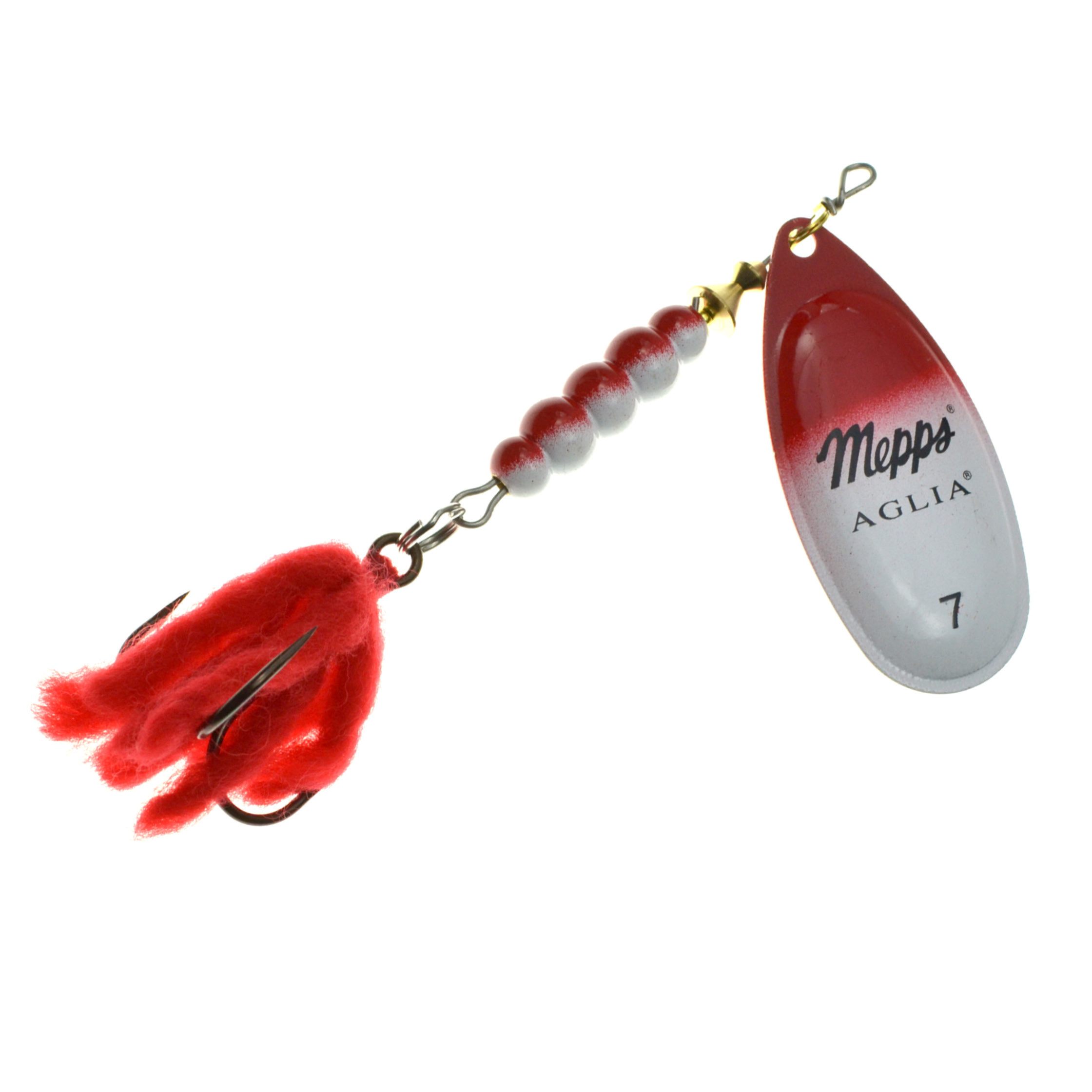 P-18725_Mepps_Aglia_Nr7_Rot-weiss Mepps Aglia Nr.7 Spinner red/white
