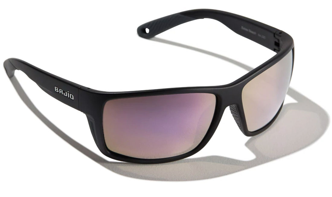 P-21766_Bajio_Polarisationsbrille_Bales_Beach_Black_Matte_Rose_Mirror_PC_1 Bajio Polarized Glasses Bales Beach - Black Matte (Rose Mirror PC)