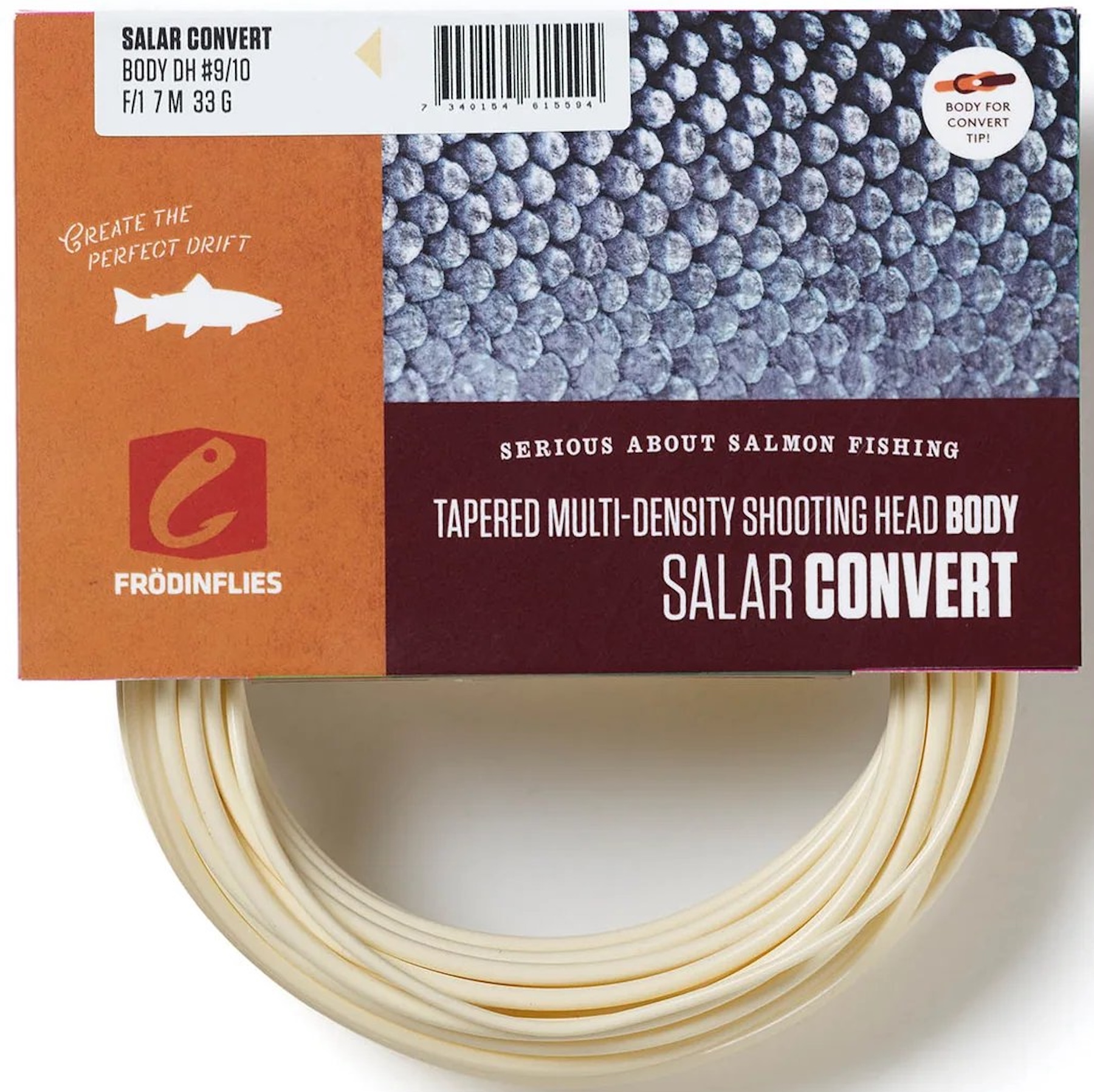 Frödin Salar Convert Short Spey Doublehand Shooting Head Floating-Intermediate