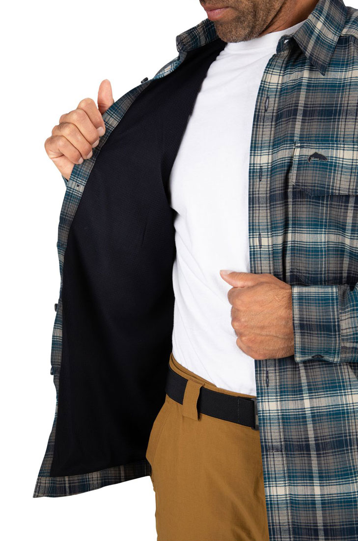 Simms_Coldweather_Shirt_Hemd_navy_sterling_plaid_6 Example (different colour)