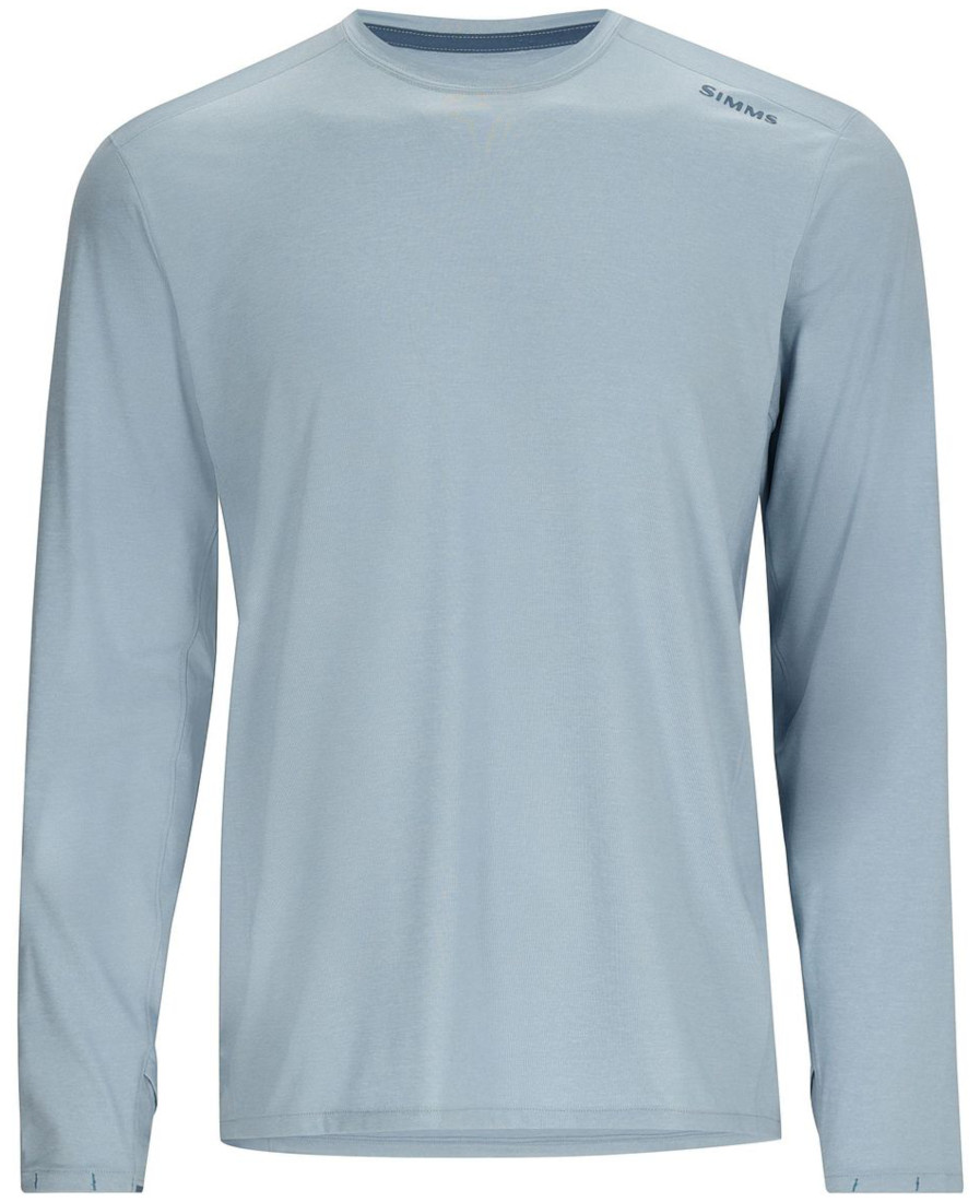 Simms_Solarfle_Crew_Langarmhemd_steel_blue_heather Simms Solarflex Crew Longsleeve steel blue heather
