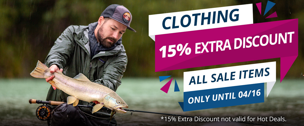 15% Extra off Clothing until 04/16