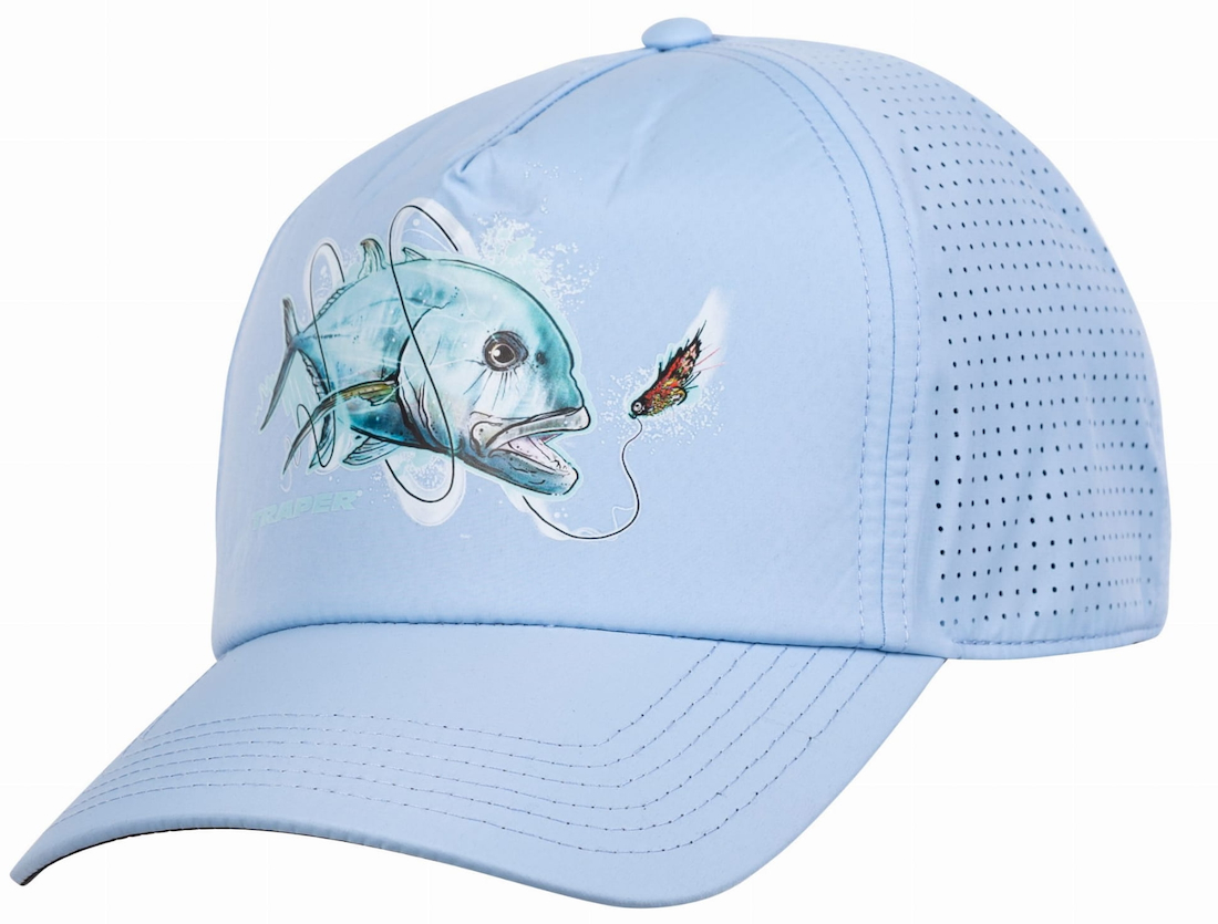 Traper Cap Solar Pro UPF 50+ Giant Trevally Light Blue