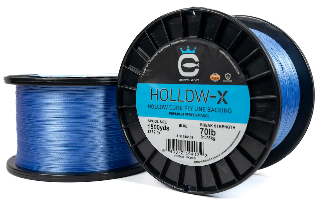 Cortland Hollow X Backing - Spliceable Hollow Core Blue - 600 YDS Cortland Hollow X Backing - Spliceable Hollow Core Blue - 600 YDS