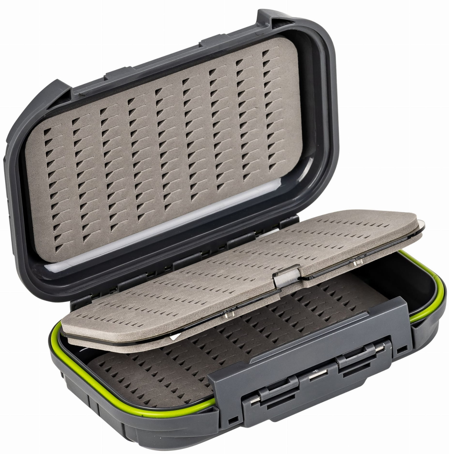 Traper Quadro Side Nymph Box Waterproof 170 x 110 x 45mm fly box for nymphs