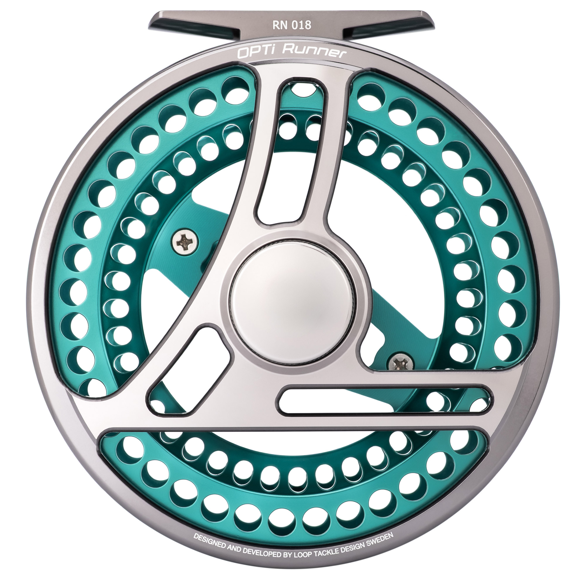 Loop OPTI Runner Limited Edition Fly Reel Aurora Turquoise