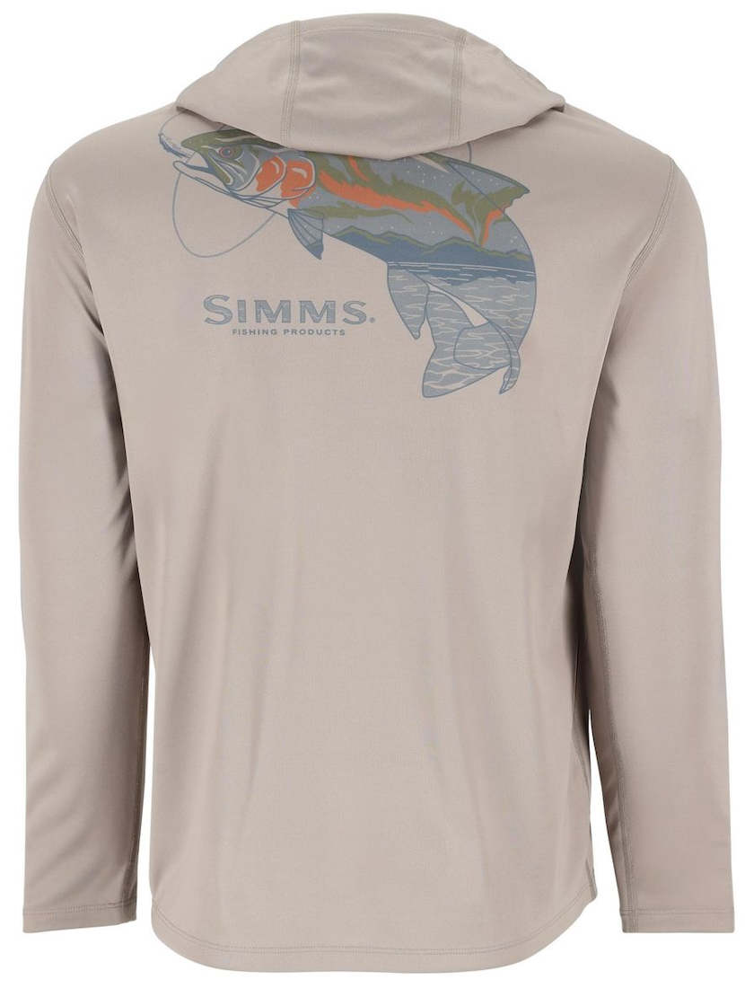 P-28374_Simms_Tech_Hoody_Artist_Series_Dolomite_Trout_ Simms Tech Hoody - Artist Series UV-Schutz Longsleeve Hoody Dolomite Trout
