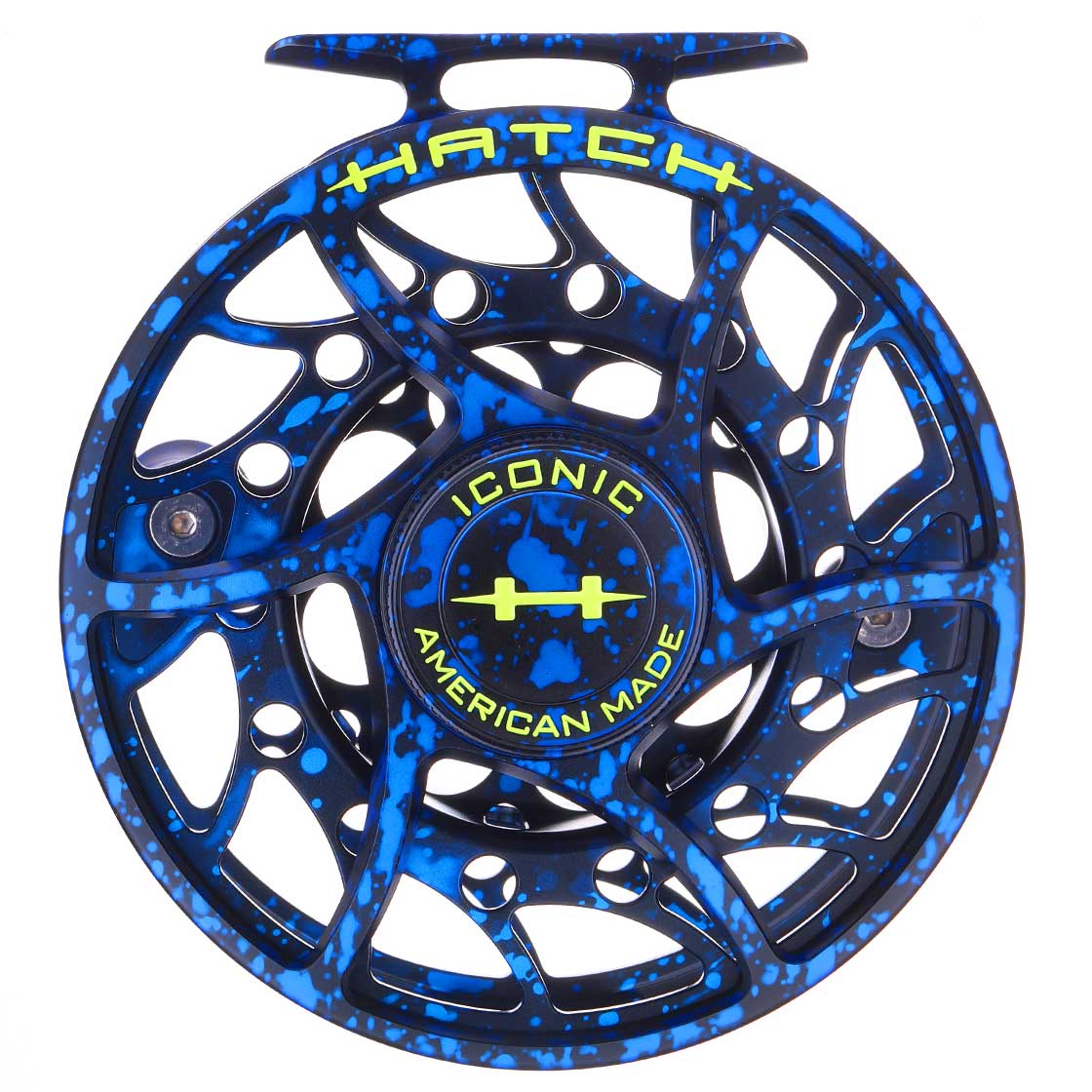 Hatch Limited Custom Dark Matter Iconic Reel Mid Arbor Fly Reel