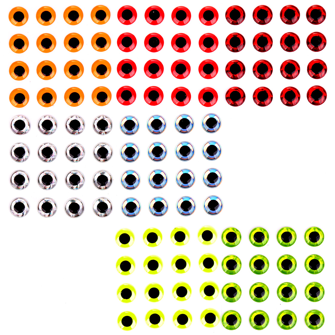 Fulling Mill Epoxy 3D Eyes - Big Pack -