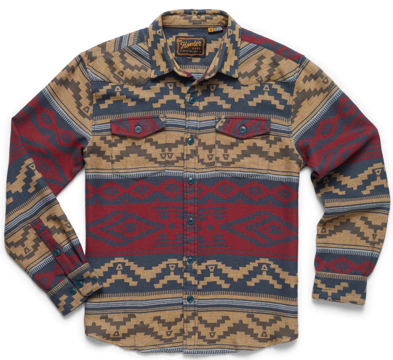 P-26005_Howler_Broterhs_Heridan_Longsleeve_Terranova_Pampas_-3 Howler Brothers Sheridan Longsleeve Shirt - terranova : pampas