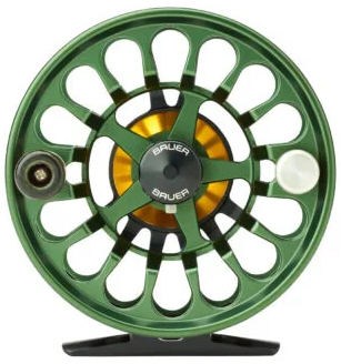 P-28005_Bauer_RX_1_Fliegenrolle_Green_ Bauer RX Fly Reel Green