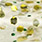 clear yellow green glitter