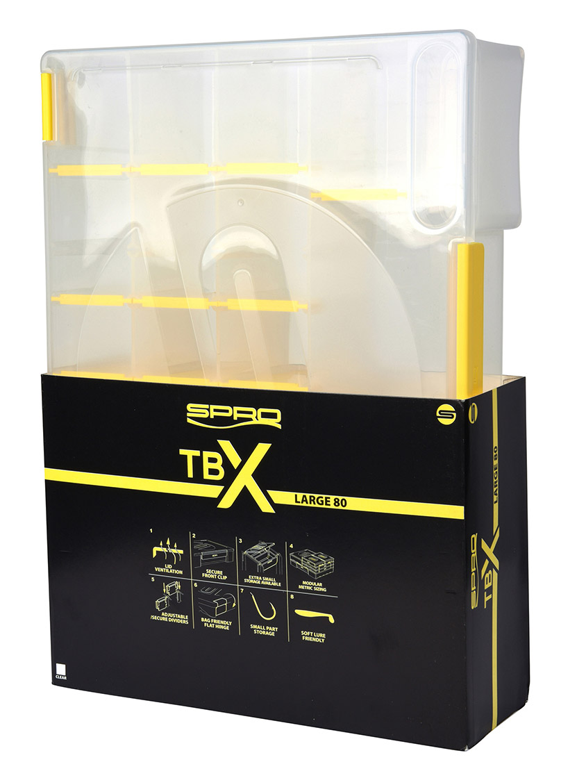 Spro_TBX80L_Clear_Box_Ko-derbox_9 Spro TBX80L Köderbox 35 x 25 x 8 cm