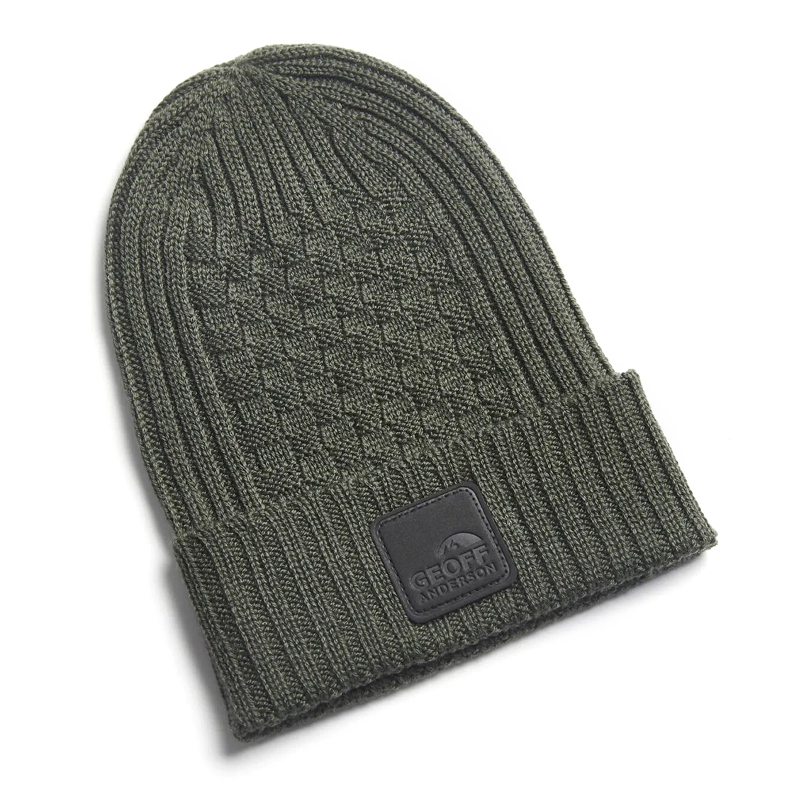 P-20897_Geoff_Anderson_WizWool_Ulf_Beanie_grun_Titel Geoff Anderson WizWool Ulf Beanie green
