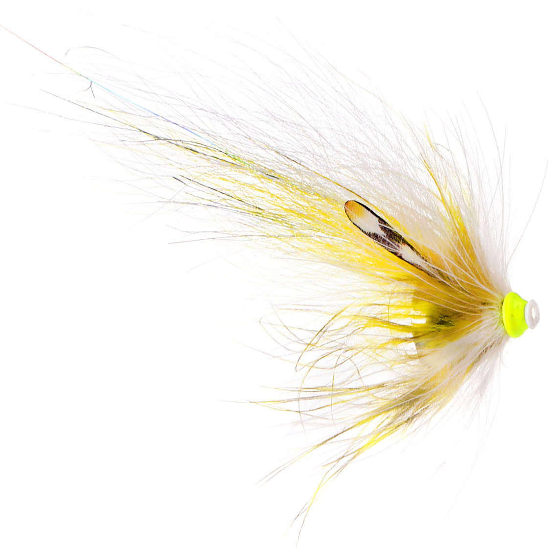 Frödin Flies Tubefly BTT Nobody Series - Yellow White Wing