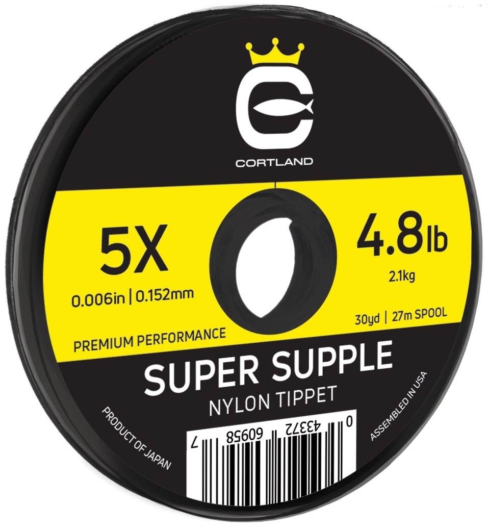 Cortland Super Supple Nylon Presentation Tippet Leader Material 30 yds