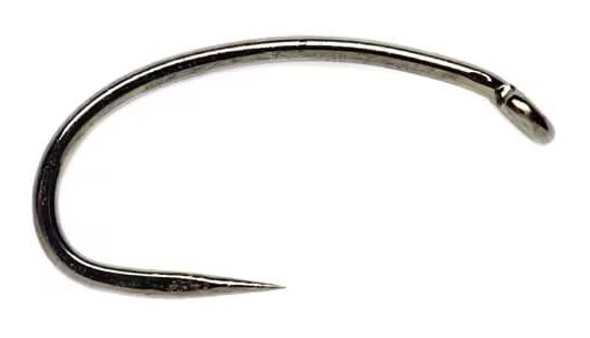 Fulling Mill Hook FM-5115 Heavyweight Grub Black Nickel 50pc Big Pack Barbless