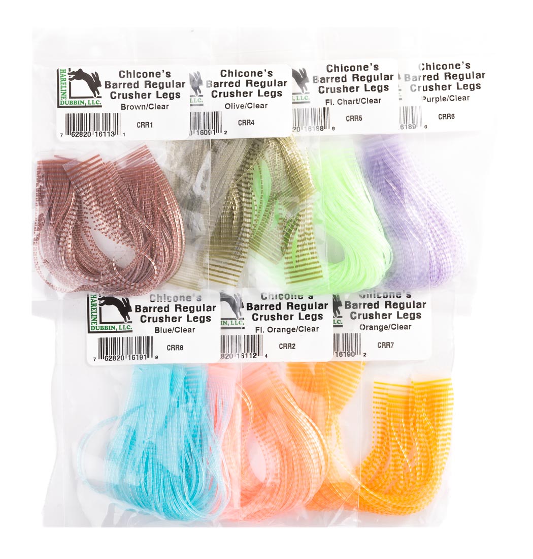 hareline_chicones_barred_regular_crusher_legs-1-of-10 Hareline Chicone's Barred Regular Crusher Legs