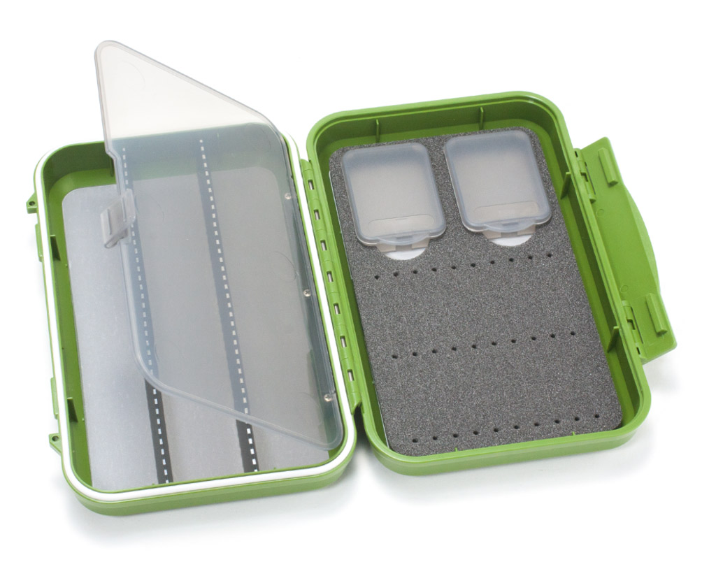 C&F Design CF-2403V Waterproof Fly Box for Tube Flies olive