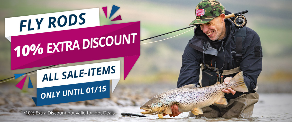 10% Extra off Fly Rods until 01/15