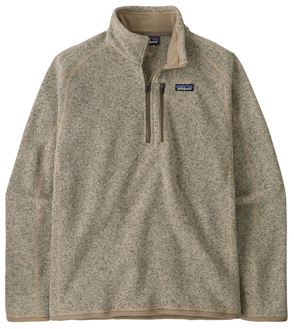 Patagonia M's Better Sweater 1/4 Zip Pullover PLCN - Pelican