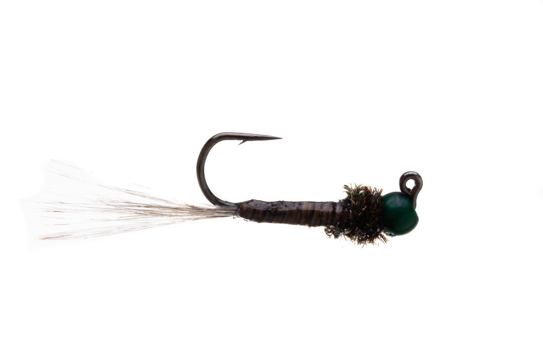 Kami Flies Nymph - Green Quill Jig