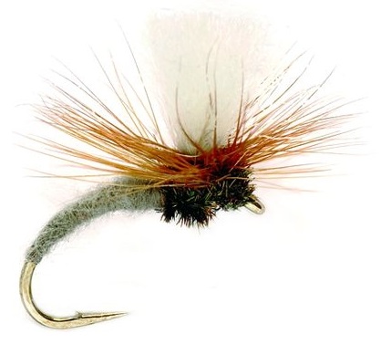 Fulling-Mill-Trockenfliege-Klinkhammer-Adams-Grey Fulling Mill Dry Fly - Klinkhammer Adams Grey