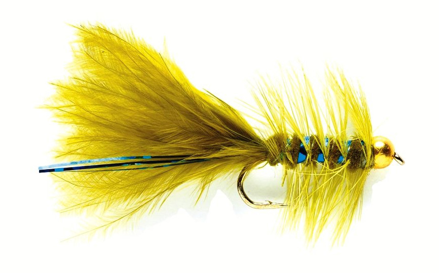 Blue-Flash-Damsel Fulling Mill Nymph - G/Nug Blue Flash Damsel