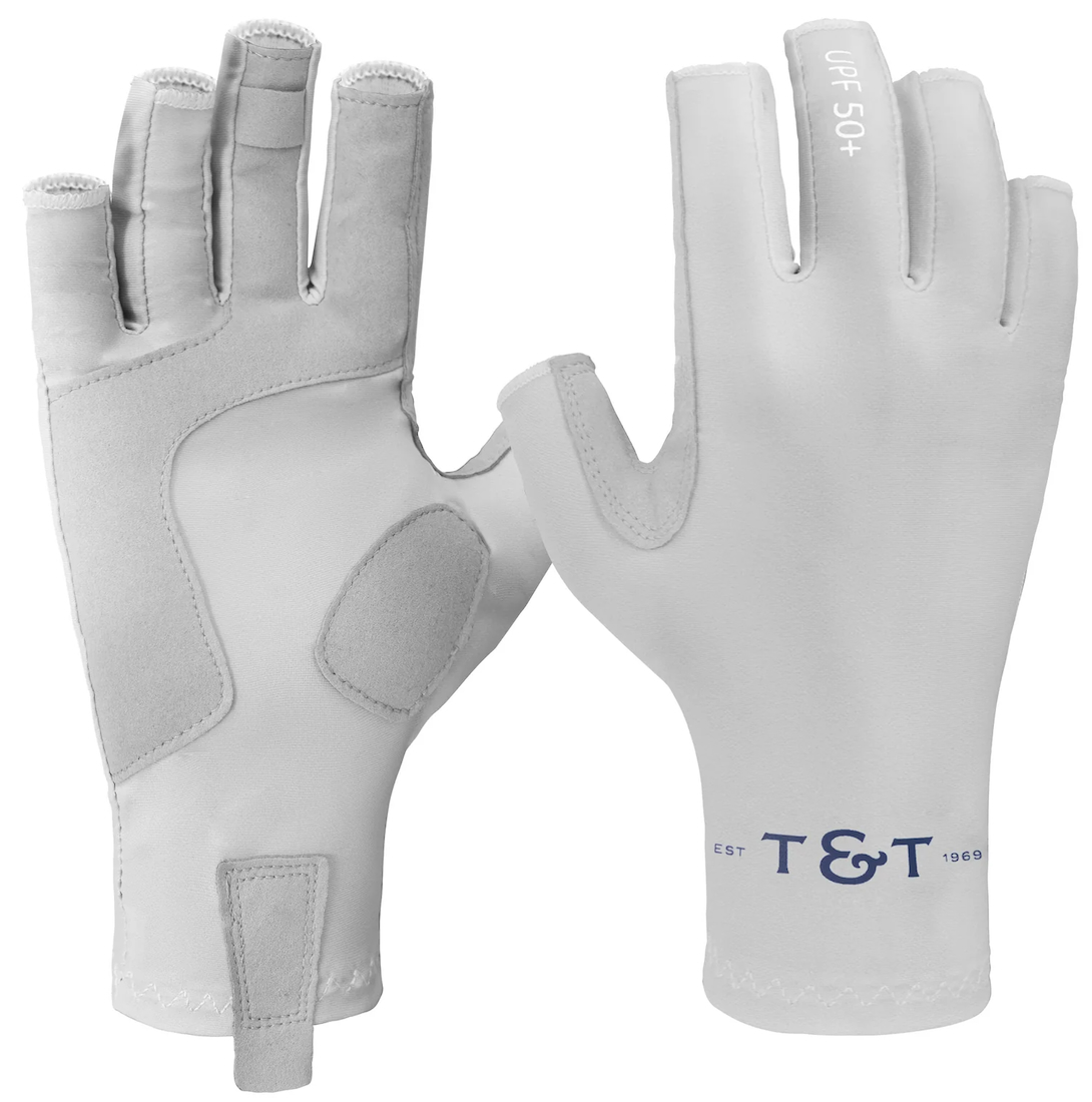 Thomas & Thomas Sun Gloves Cool Grey UPF50+ Sun Protection Thomas & Thomas Sun Gloves Cool Grey UPF50+ Sun Protection