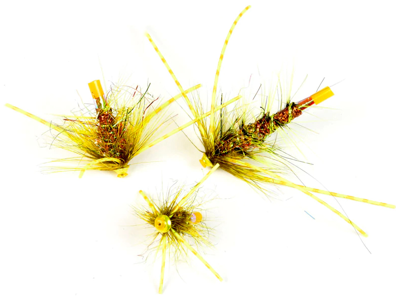 P-20529_FrodinFlies_Loose_Body_Series_Nasty_Banana Frödin Flies Tubefly Set Loose Body Series - Nasty Banana Rubberlegs