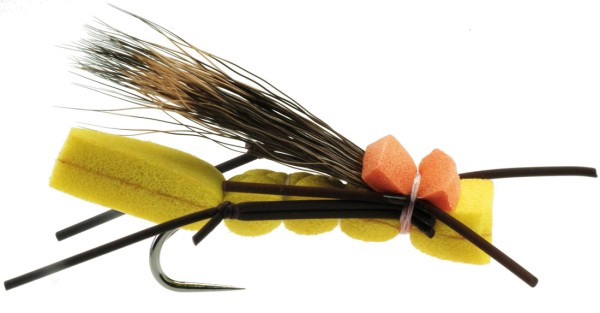 Soldarini Fly Tackle Dry Fly - Yellow Hopper