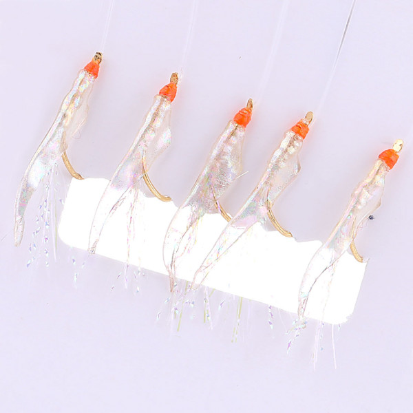 Perch 5-hook Leader Pearl Minnow Perch 5-hook Leader Pearl Minnow