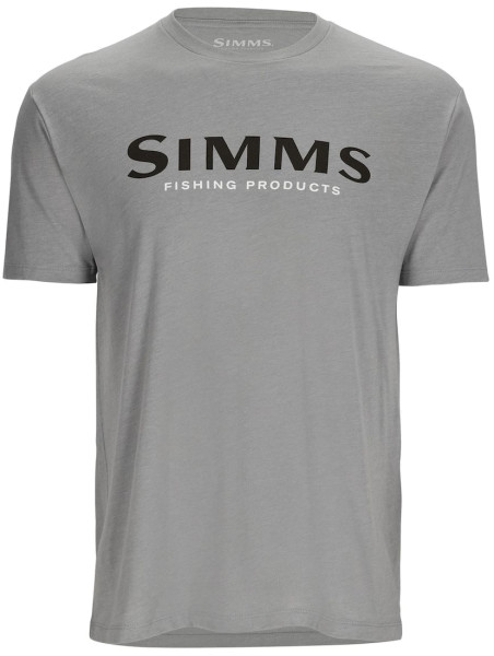 Simms Logo T-Shirt cinder heather