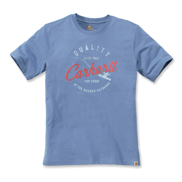 Carhartt Workwear Fishing S/S T-Shirt french blue, T-Shirts, Shirts and  Pullovers, Clothing