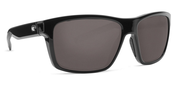 Costa Polarized Glasses Slack Tide Shiny Black (Gray 580P)