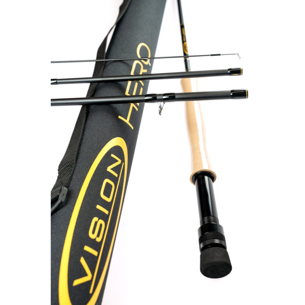 Vision Black Hero Streamer Special Edition Fly Rod # 6 - 9 ft, Single-handed, Fly Rods