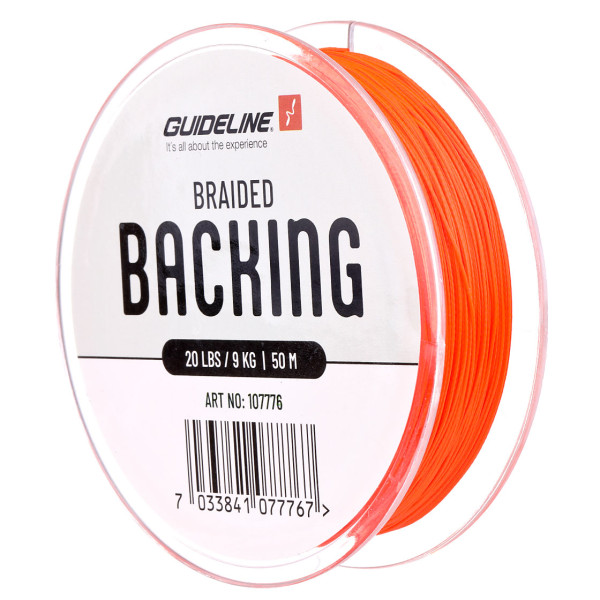 Guideline Braided Backing 20 lbs orange