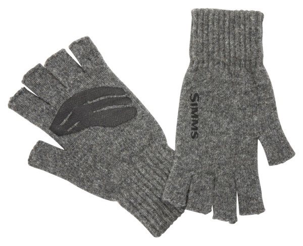 Simms Wool 1/2 Finger Glove steel