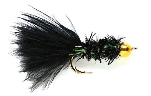 Fulling Mill Streamer - Cactus Fly black