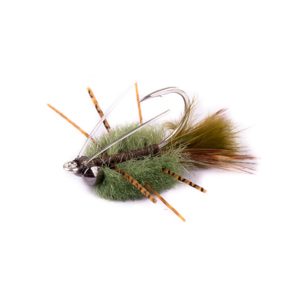 H2O Saltwater Fly - Merkin Crab olive