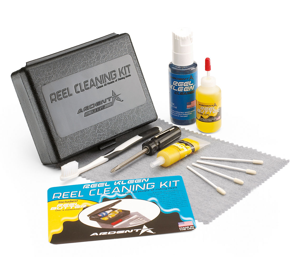 Ardent Reel Cleaning Kit Freshwater, Cleaning, Protection and Glue, Equipment