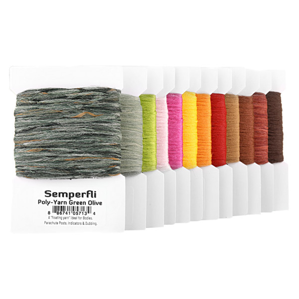 choice of colours Polypropylene Floating Yarn for Fly Tying fly tying yarn 
