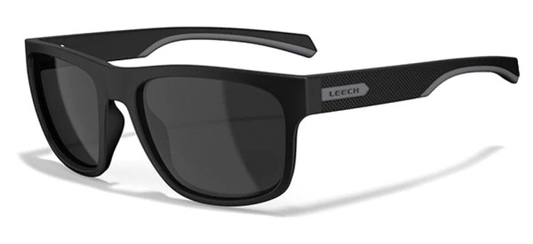 Leech Reflex Black Polarized Glasses (Grey)