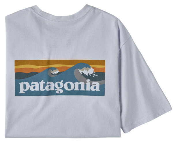 Patagonia Boardshort Logo Pocket Responsibili T-Shirt WHI