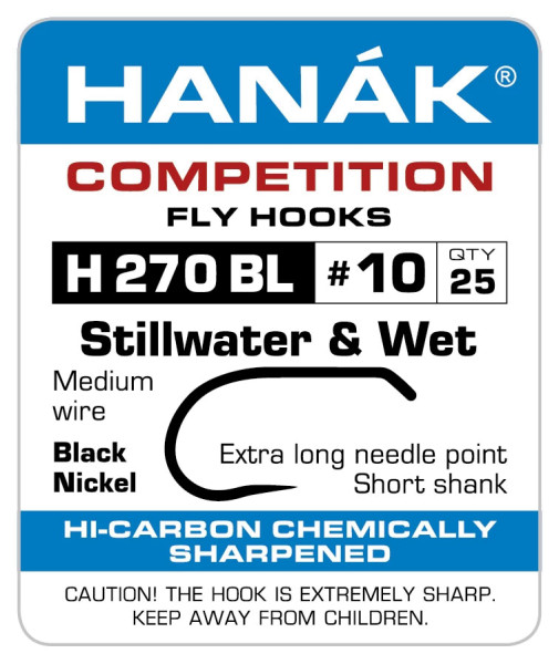 Hanak H 270 BL Stillwater & Wet Fly Hook