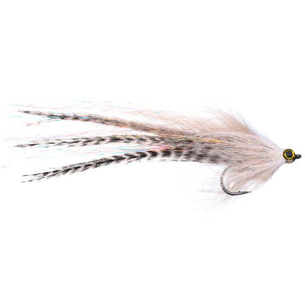 Superflies Pike Fly - Predator Brush tan white