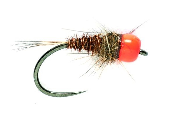 Fulling Mill Nymph - Tungsten Orange Head Mary Barbless