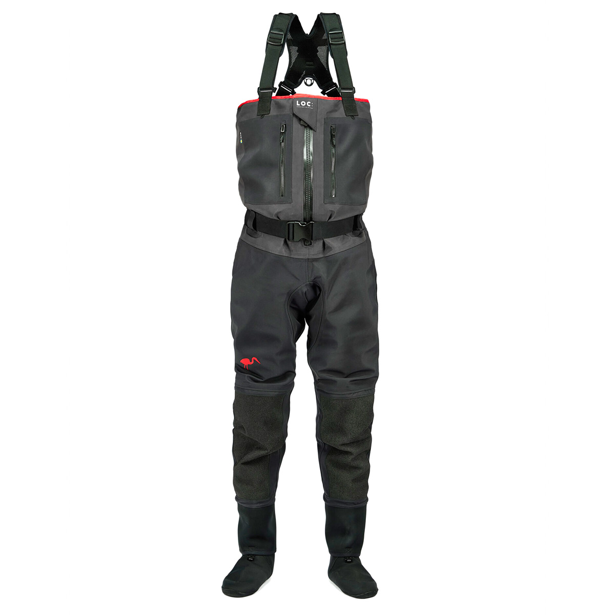 LOC Waders with Zipper Chest Waders Waders Clothing adhfishing